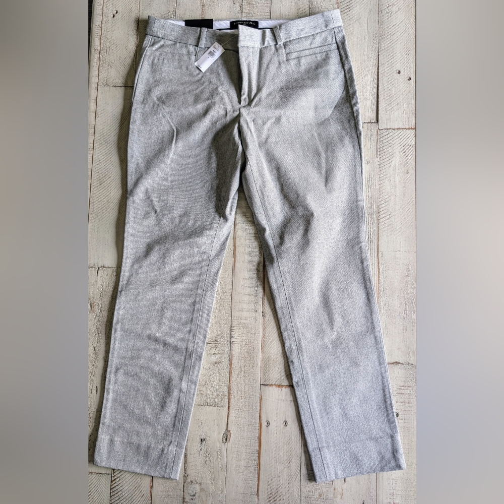 Banana Republic Sloan Pants Size 8 NWT Light Gray Slim Ankle